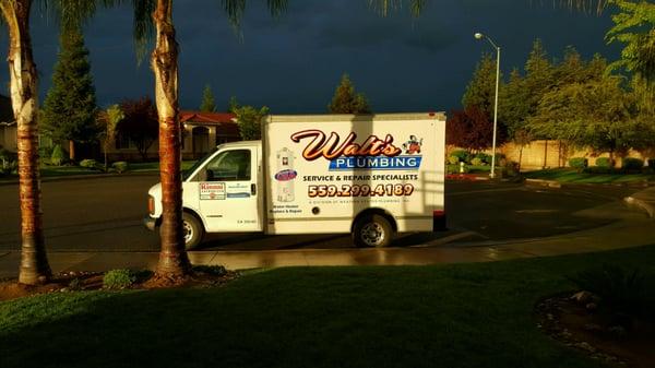 Walt's Plumbing Clovis CA exterior storefront - 44 years of trusted service