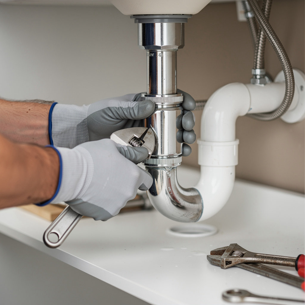 Walt's Plumbing professional providing expert plumbing services in Clovis, CA